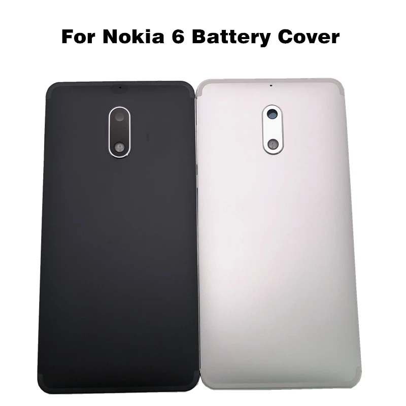 Металлический корпус для Nokia 6, новая модель, задняя крышка для Nokia 6, крышка батареи, одиночная версия с двумя sim-картами