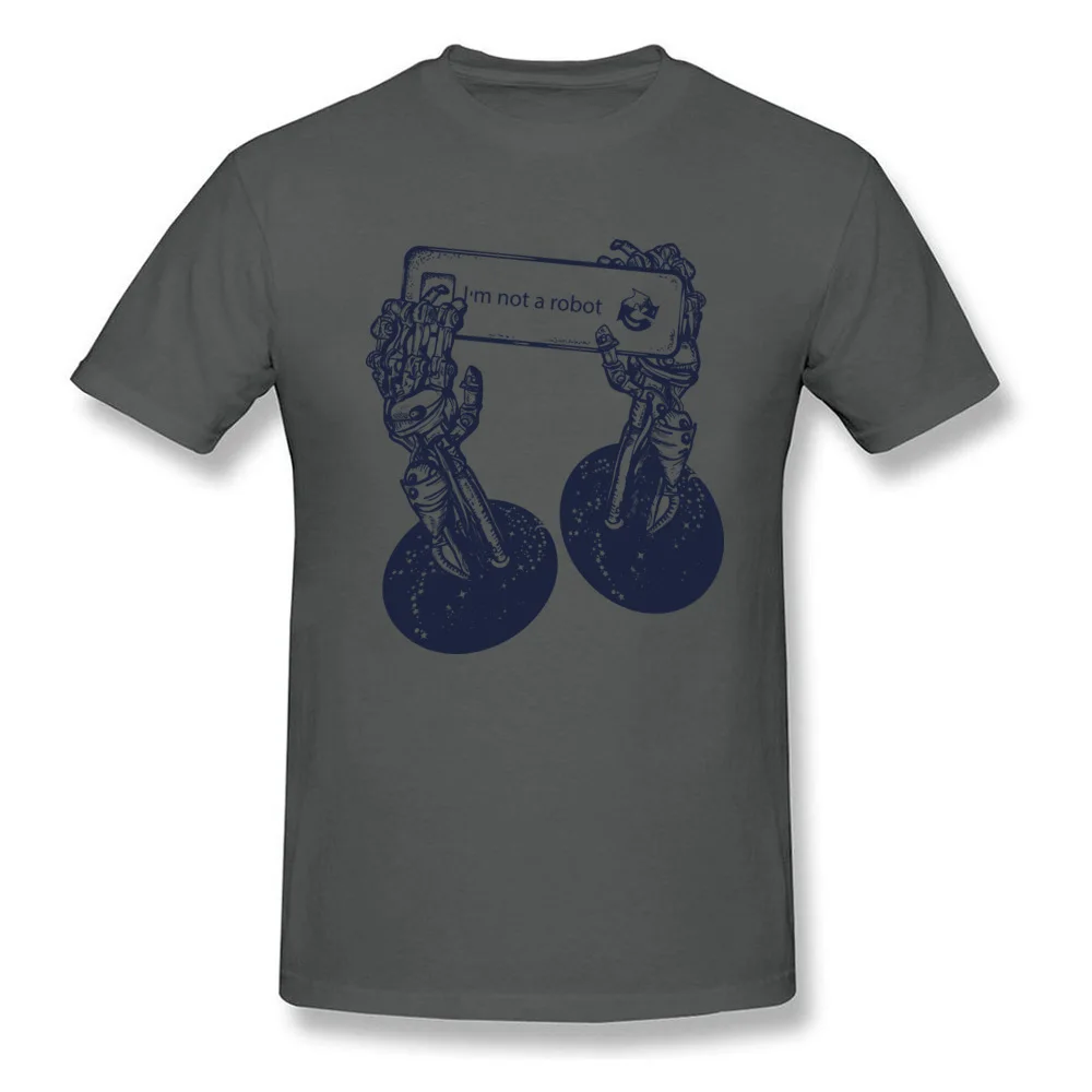 Robot hands 2018 Newest Fitness Tight T Shirt Round Collar 100% Cotton Short Sleeve Tops T Shirt for Adult T Shirt Summer/Autumn Robot hands carbon