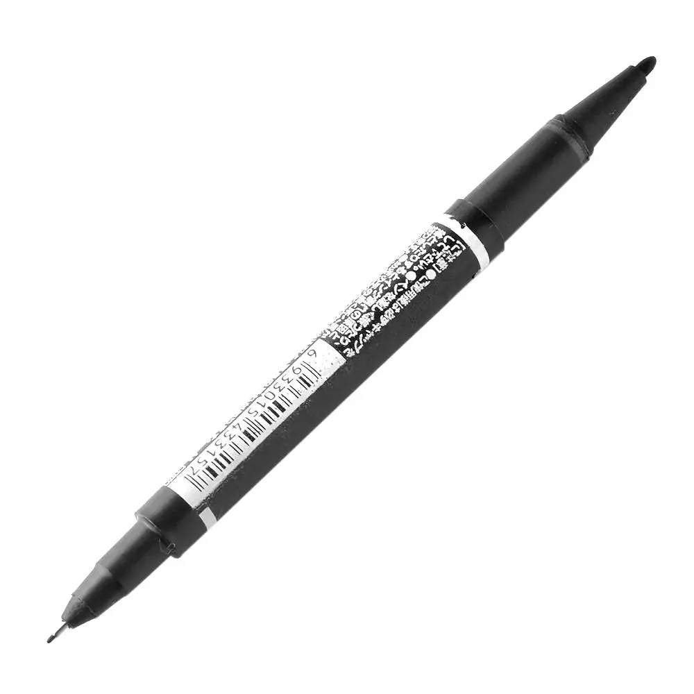 1PC Tattoo Marking Pen Skin Black Dual-Tip Marker Stencil Tattoo Piercing Positioning Supply For Tattoo Makeup Accessories