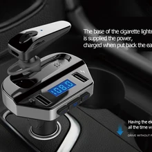 Bluetooth наушники Автомобильный mp3 плеер быстрый автомобиль FM Многофункциональный автомобиль беспроводной музыка автомобили аудио с интерфейсом USB N30D