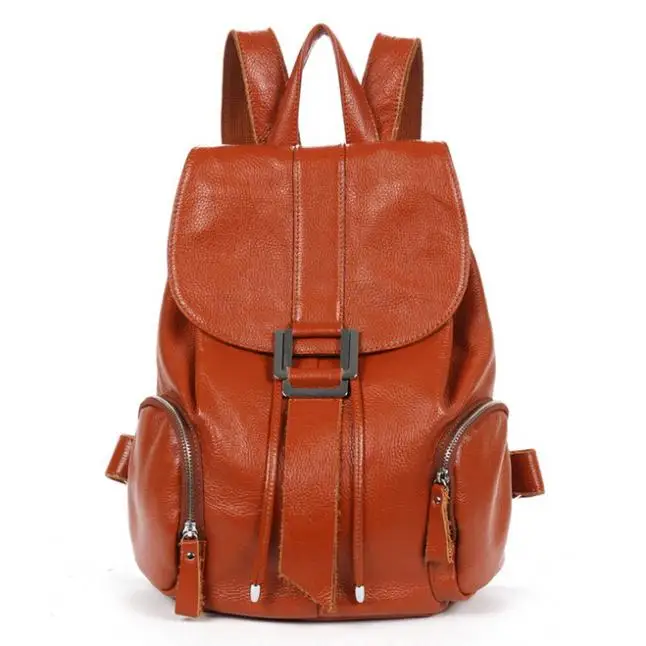 

[3 Colors] New Fashion Genuine Leather Women Backpacks Travel Bag Students Books Bag Satchels High Quality Free Ship WBG1055