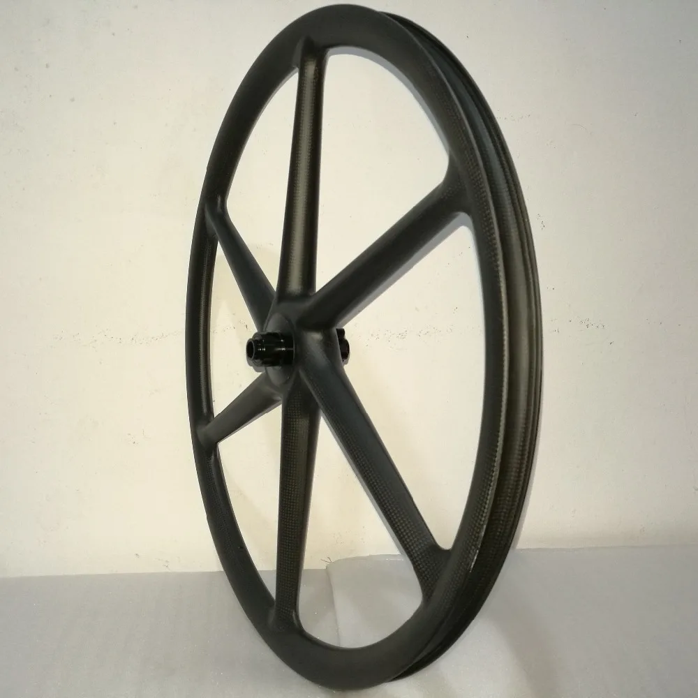 Top Custom logo 27.5er mtb carbon wheels 6 spokes wheels six spoke mtb carbon wheelset 27.5inch tubeless clincher Compatible 6