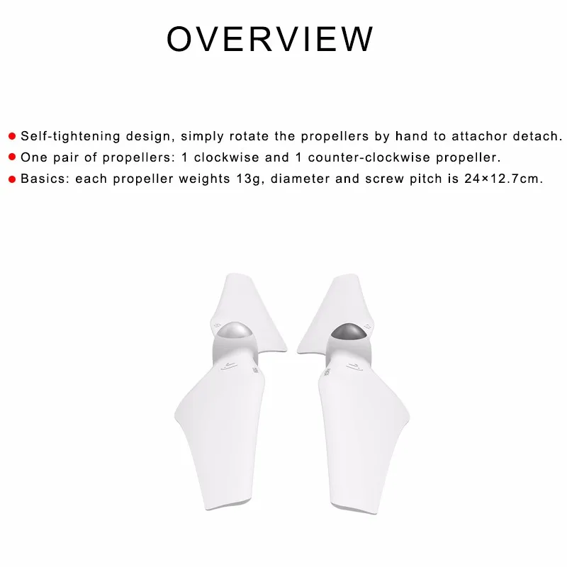 9450 Propeller DJI Phantom 3 Standard Advanced Professional 4K Self Tightening Propeller Blade