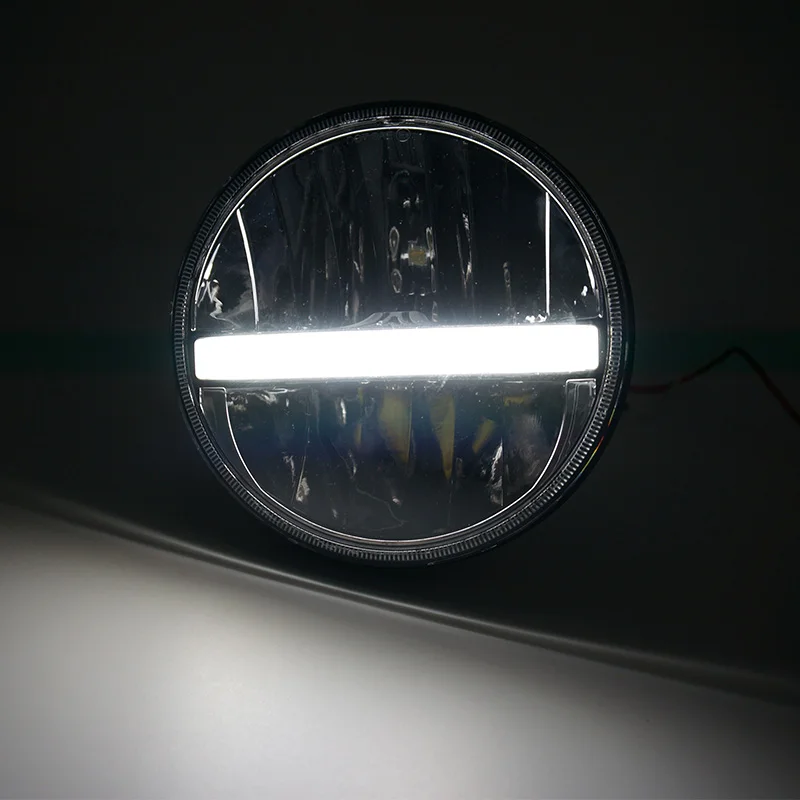 

New 5.75" Led Motorcycle Projector Headlamp Hi/Low Beam Headlight LED H4 Headlight For Harley XL1200X FXDX iron 883 headlight