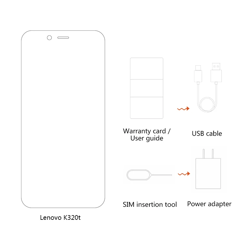 Global Version Lenovo K320t 5.7 inch 18:9 Full Screen Mobile Phone 4G LTE Smartphone 2GB RAM 16GB ROM Fingerprint 3000mAh