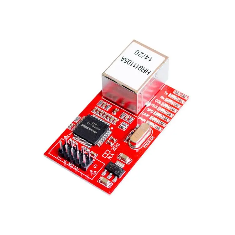 

T44 red board electronic building block W5100 Ethernet module Ethernet network module #Hbm0149