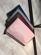 Fashion classical daily luxury chain clutch money phone coin bag