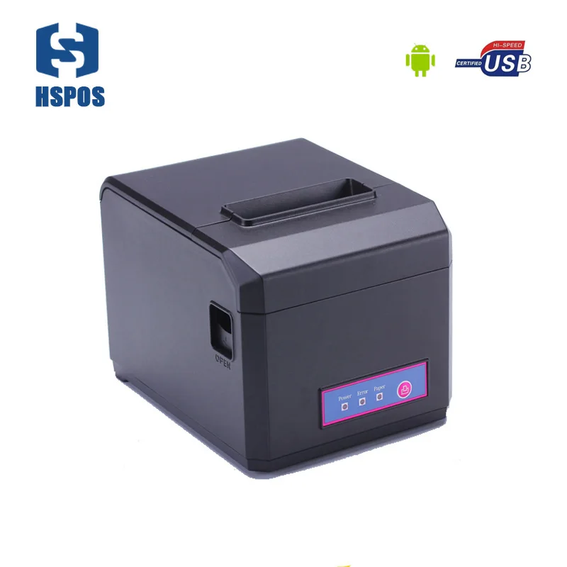 hot sell usb android bluetooth receipt pos 80mm and 58mm thermal printer with cutter support high speed printing 80mm pos receipt printer with bluetooth wifi