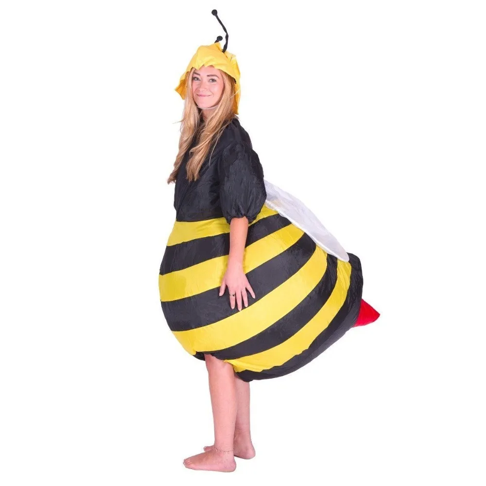 Надувные Bumble пчелиные костюмы для женщин и мужчин для взрослых вечерние карнавальные костюмы для косплея наряды для Хэллоуина пуримы костюмы для куриных оленей