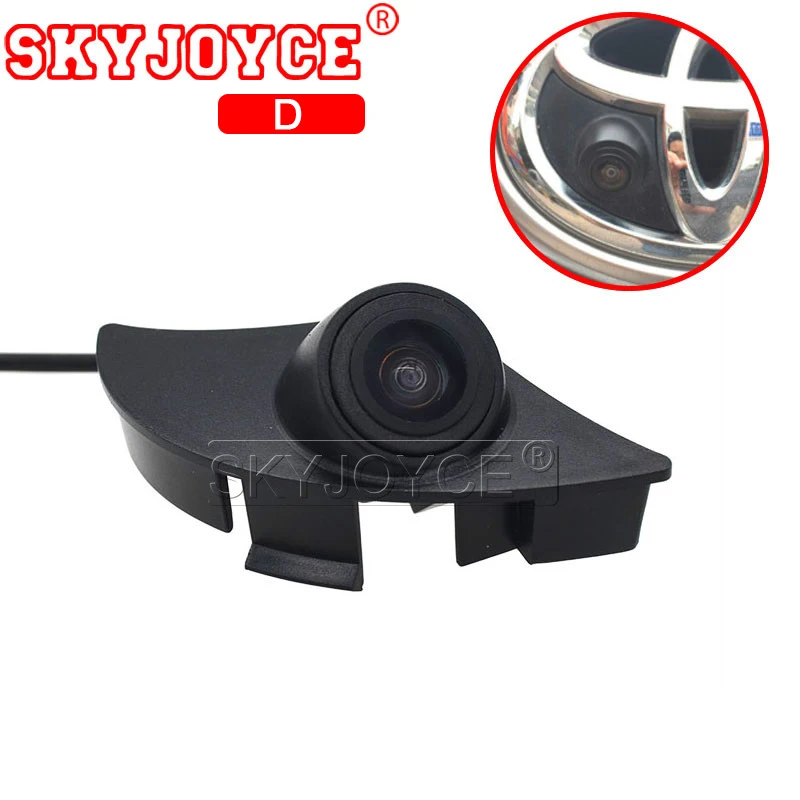 SKYJOYCE Front View Camera HD CCD Car Front LOGO Emblem Camera Japan Car Brand H T N auto Parking Camera land cruiser prado Fit (4)