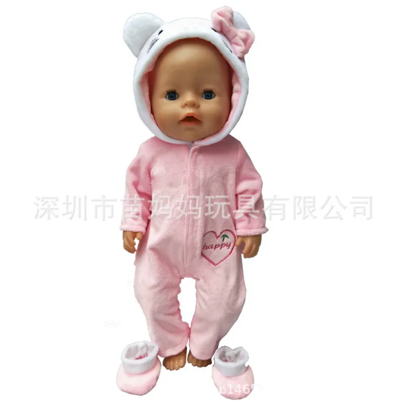 Кукла для новорожденных, одежда для 43 см, пальто для новорожденных, 17 дюймов, кукла для новорожденных, Рождественская одежда, наряд для куклы Unicornio