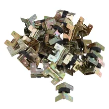 BQLZR металлические декоративные бронзовые мини Пружинные шарниры Замена Коробка для ювелирных изделий Упаковка из 40