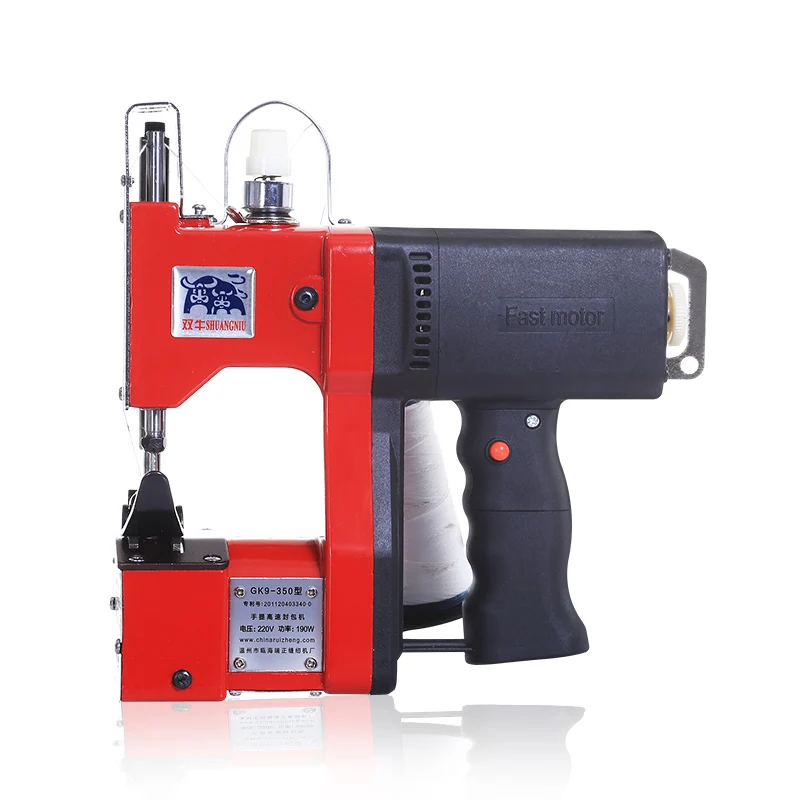 220V Manual Industrial Portable Bag Closer Bag Stitching Sewing Sealing Machine Sack Closer GK9