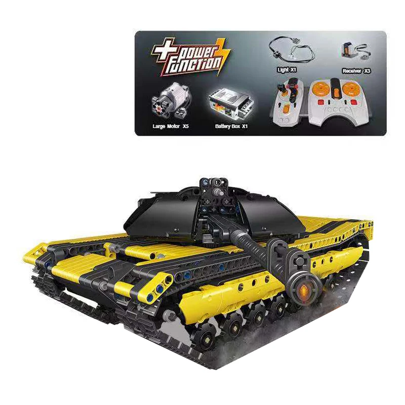 

New 23005 Technic Series 1580Pcs The Remote Control Tank Set Building Blocks Bricks RC Tank Model Kids Toys Christmas Gift