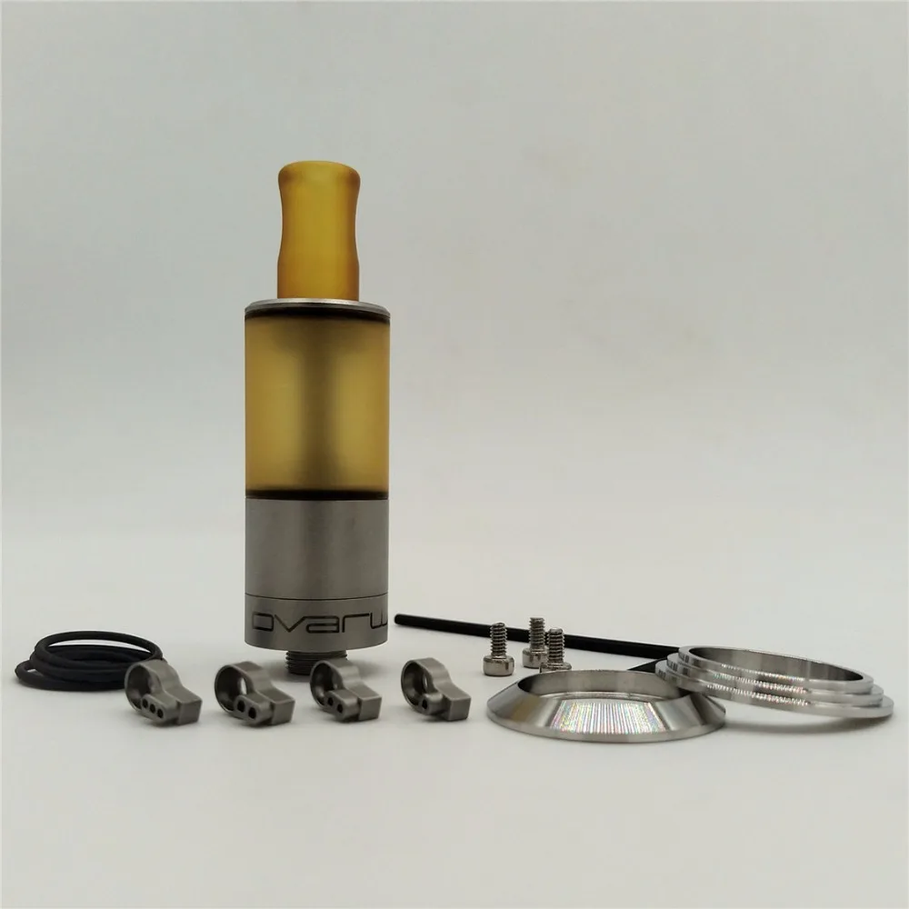 

Dvarw 16 RTA Rebuildable Atomzier 2ml Capacity with PEI Tank and PEI Drip Tip 16mm Diameter Electronic Cigarette Vaporizer
