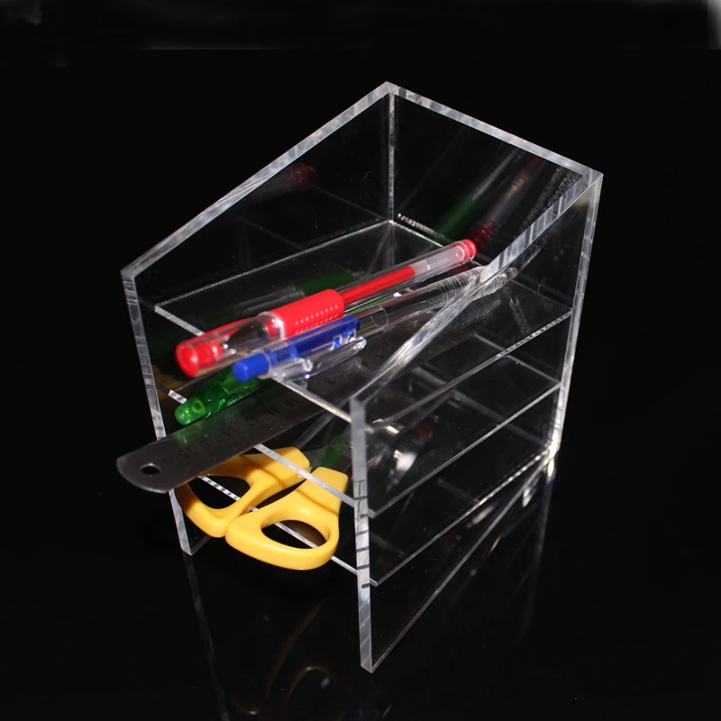 Acrylic pen holder storage box chejian pen multifunctional rack desktop