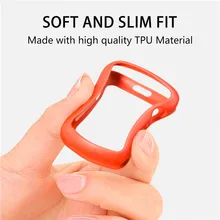 Soft Silicone Watch Case For Apple Watch 4 Fully Enclosed Protective Case For Iwatch Series 44/40mm