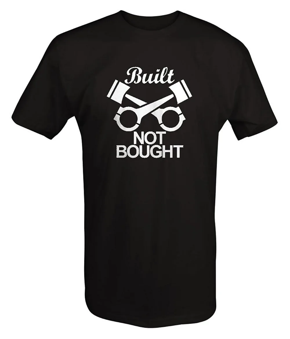 2017 известный бренд Для Мужчин's летняя Built Not Bought механик поршни двигателя