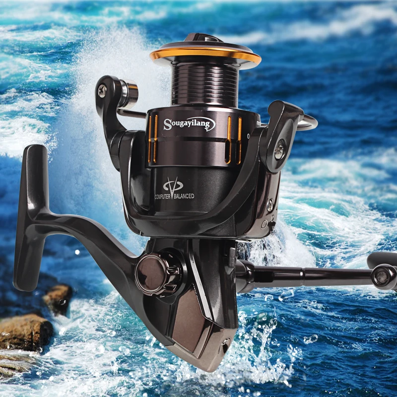 New Fishing Tackle Waterproof Spinning Reel Sea Boat Spinning Fishing