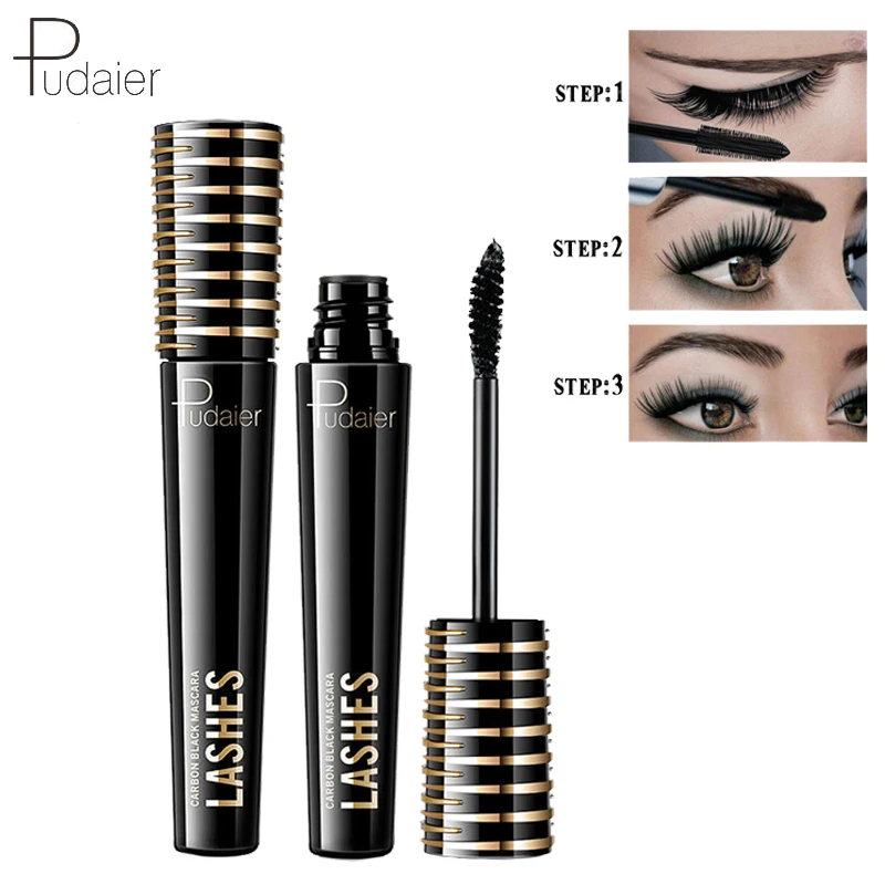

4D Silk Fiber Lash Black Mascara Makeup Eyelash Waterproof Thick Quick Dry Lengthening Extension Curling Eye Lashes Cosmetic