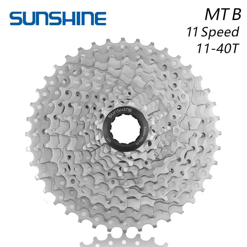 SUNSHINE MTB горный велосипед Freewheel 11 скоростей Кассетный Маховик 11-40T 11-42T совместимый для деталей SHIMANO M9000 M8000 NX GX - Цвет: 11S 11-40T