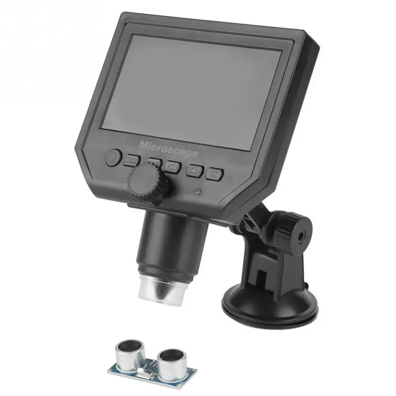 

Portable PCB Microscope Digital Magnifier 600X HD 1080P 4.3 Inch OLED Display Digital Microscope 220V AU Plug