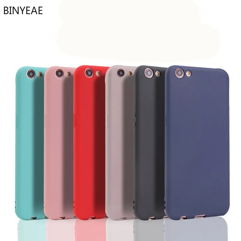 BINYEAE чехол конфетного цвета для OPPO R17 R15 R11 R9 R11S R9S плюс матовый из ТПУ A1 A3 A5 A7X A73 A77 A79