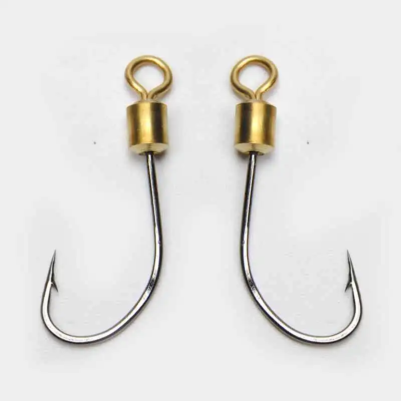 [5 шт.] горячий рыболовный крючок с вращающимся поворотом острые Piont рыболовные снасти делая крючки