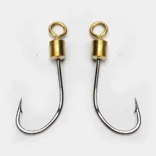 [5 шт.] горячий рыболовный крючок с вращающимся поворотом острые Piont рыболовные снасти делая крючки