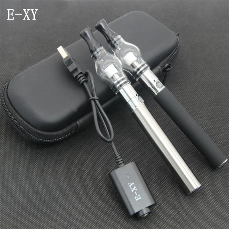 E-XY электронная сигарета Double Pack 1100 мАч Батарея Стекло шар, распылитель эго электронной сигареты Ego Батарея для сухой травы воск