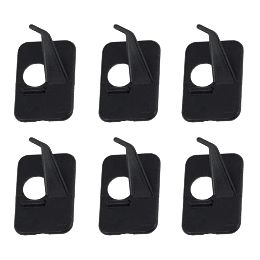High Quality 6 Pieces Left/Right Hand Hunting Shooting Archery Recurve Bow Plastic Adhesive Arrow Rest for Hunting Replacement