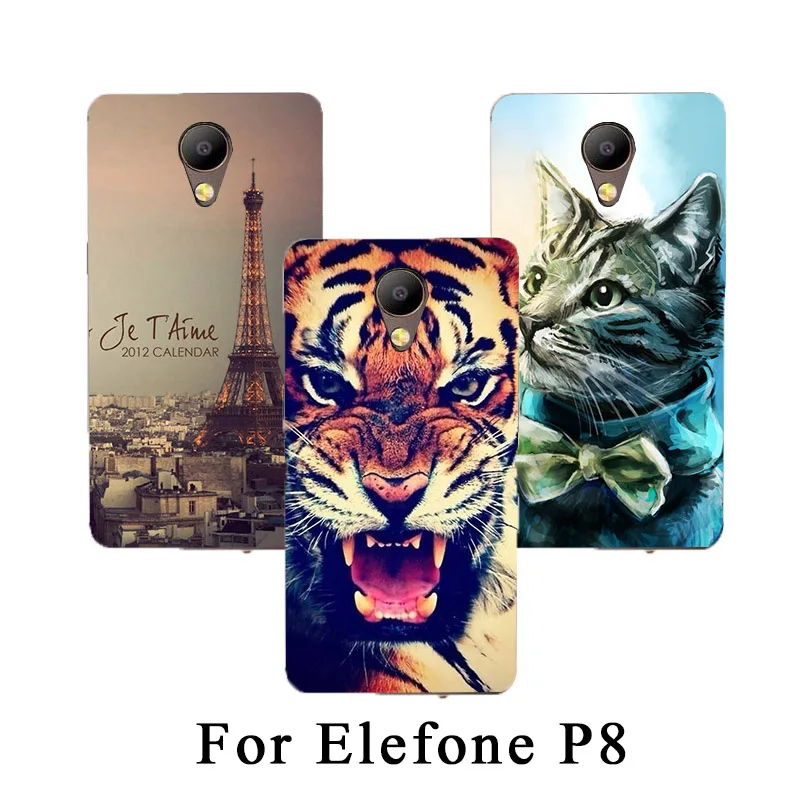 14 Стильный чехол телефона для Elephone P8 Дело Живопись розы Дизайн популярной модели