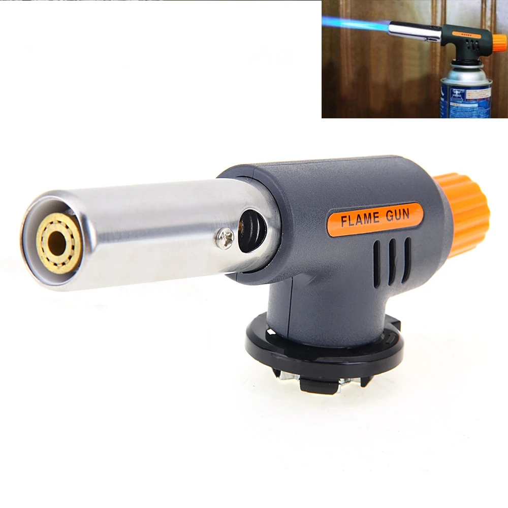 Buy Gas Butane Flame Gun Blow Torch Burner Welding Solder Iron Soldering