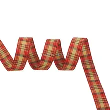 TALA 100yards/roll 5/8″ Tartan Plaid Ribbon Polyester Scottish Ribbons Bows Appliques Sewing Crafts Upick Gift Wrapping