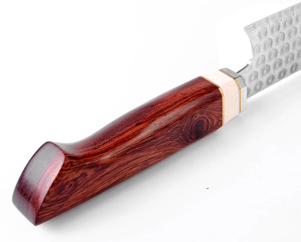 XITUO нож шеф-повара из дамасской стали, 110 слоев сантоку, Модный японский нож для мяса, фруктов, овощей, для дома, ресторана, кухонные ножи