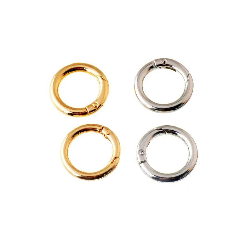 

Free Shipping-2Pcs Unwelded Leather Bag Metal Crafts DIY Ring Clasp 29mm(Inside: 19mm ) Connect Buckle