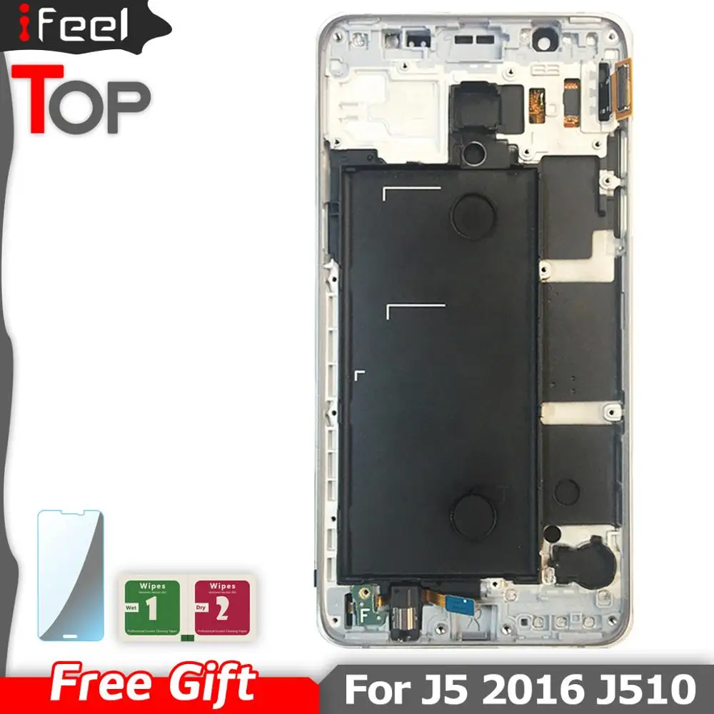 ЖК дисплей для Samsung Galaxy J5 2016 J510 J510FN J510F J510M J510H /DS сенсорный экран с регулируемой