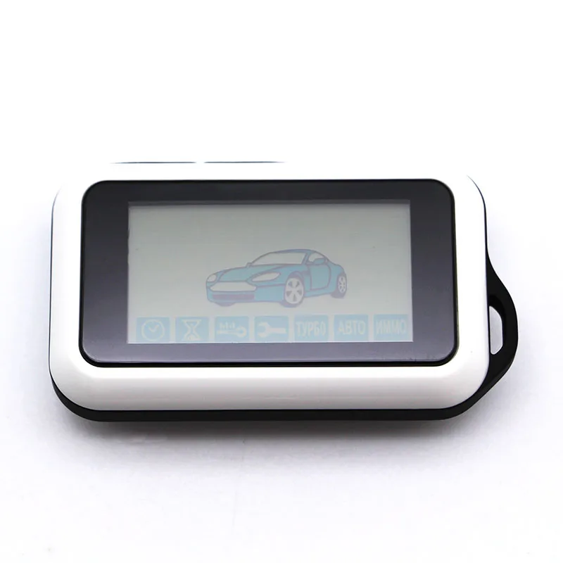 

E90 LCD Remote Control Key Fob Chain for Russian Keychain Two Way Car Alarm System Twage Starline E90