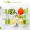 WALFOS Mandoline Peeler Grater Vegetables Cutter tools with 5 Blade Carrot Grater Onion Vegetable Slicer Kitchen Accessories ► Photo 3/6