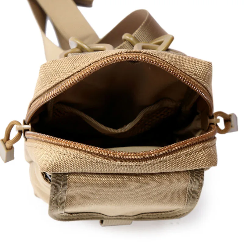 New Tactical Military Hunting Small Utility Pouch Pack Army Molle Cover Scheme Field Sundries Bags Outdoor Sports Mess Briefcase