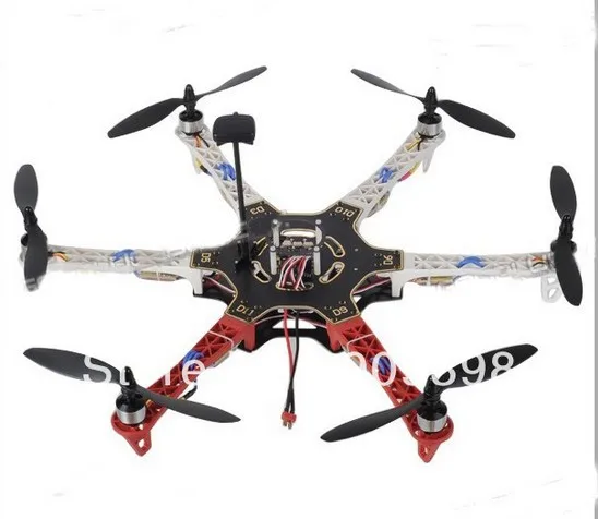 

F550 Hexa Frame HexaCopter ESC Motor Propeller+New MWC 2.1+GPS Fully Assembled