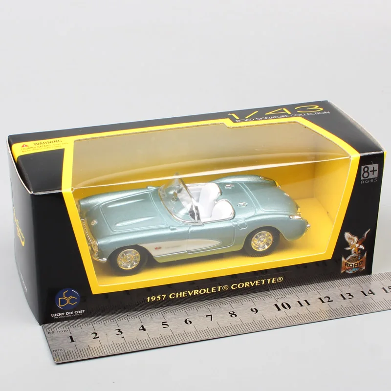 1/43 классический мини 1957 Chevrolet Corvette C1 Diecasts& Toy Vehicles масштабные Машинки Игрушки миниатюры модель для взрослых коллекция хобби