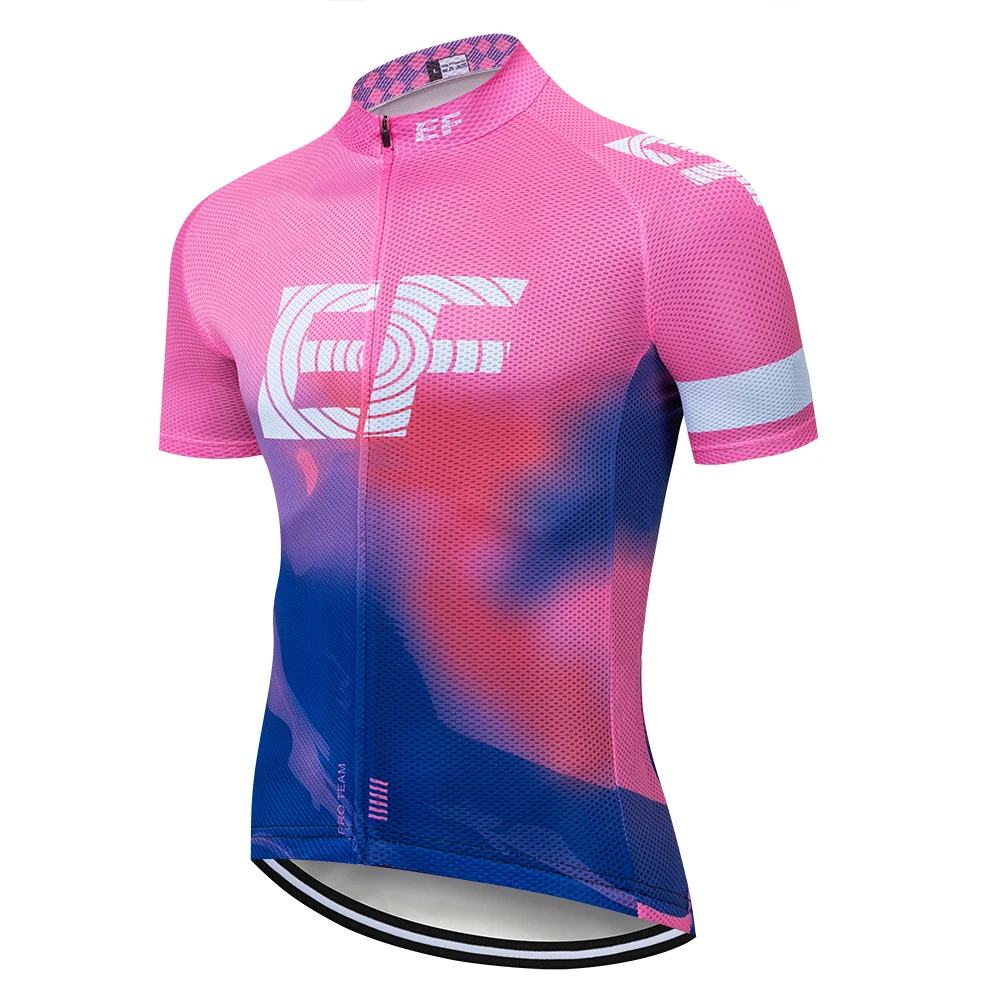 

new 2019 EF Pro Cycling Jerseys Summer Quick-Dry Bike Cycling Clothing Breathable Bicycle Clothes Uniform For Man