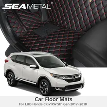 Для LHD Honda CR-V RW 5th Gen 2018 2017 автомобильные коврики CRV на заказ ковры авто Интерьер кожаный коврик аксессуары для автомобиля-Стайлинг