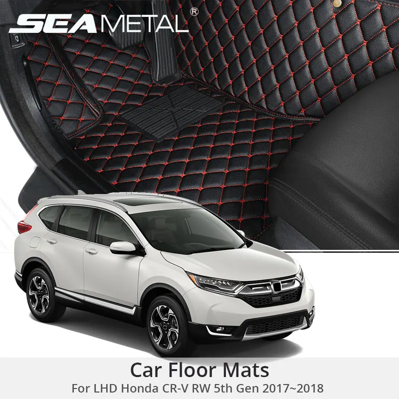 Для LHD Honda CR V RW 5th Gen 2018 2017 автомобильные коврики CRV на заказ ковры интерьерные