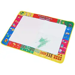 Coolplay CP1381 80X60 см Большой размер 4 цвета детский водный коврик для рисования с 1 волшебной ручкой Рисование игрушки коврик каракули