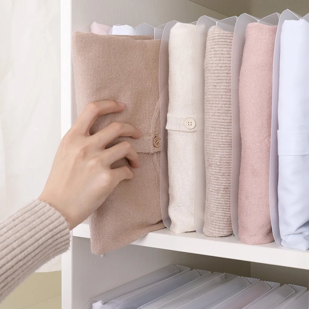 

Gadgets For Folding Clothes Convenient Lazy Clothes Stacking Board Organizer Home Storage Organization