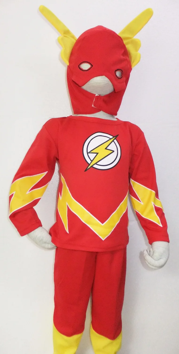 

wholesale 3 - 7 years Three piece suit Long sleeve Children kid Flash modelling costumes Blitzmann Play clothes Halloween