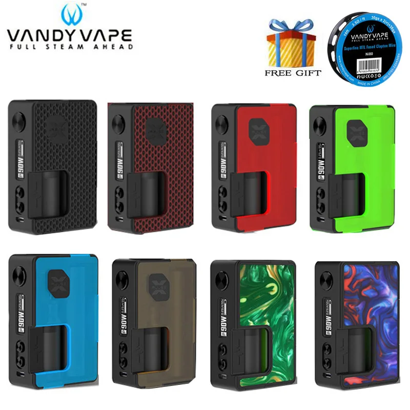 Оригинальный PULSE X BF MOD стандартная версия 90 Вт Pulse Vape с 8 мл Squonk бутылка электронная