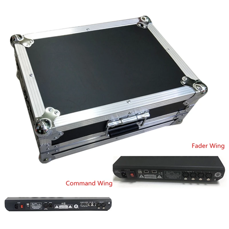

Fader Wing Command Wing With Flight Case Stage Effect Light Equipment Controller DMX Console For DJ Disco Beam Stage Lighting